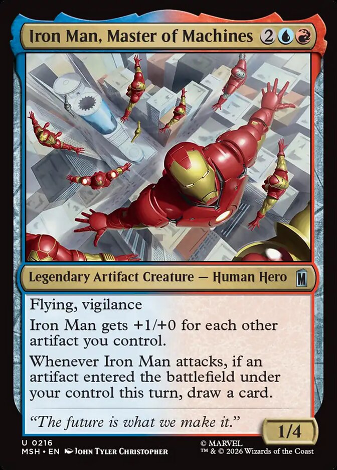 Iron Man, Master of Machines - carta Magic The Gathering