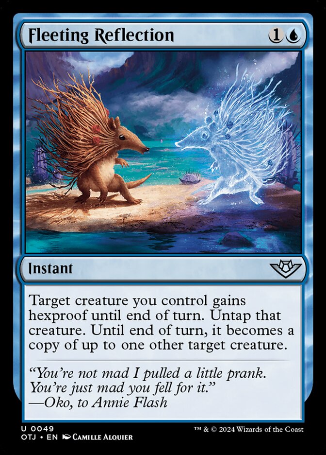 Fleeting Reflection - carta Magic The Gathering