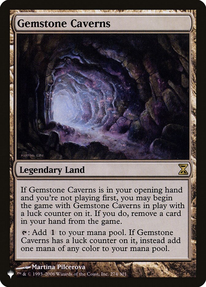 Gemstone Caverns - carta Magic The Gathering