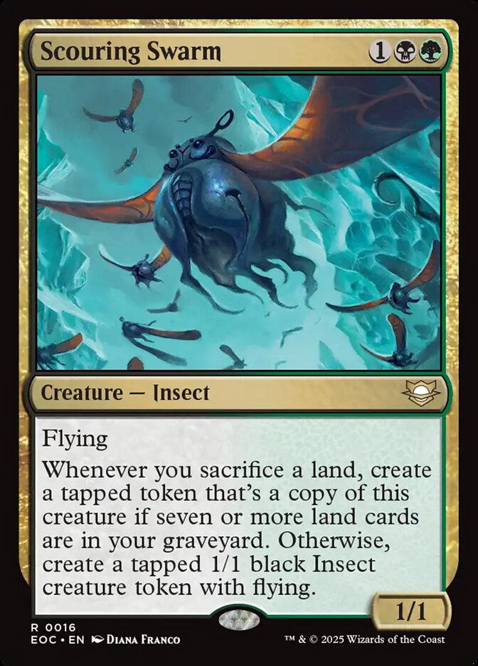 Scouring Swarm - carta Magic The Gathering