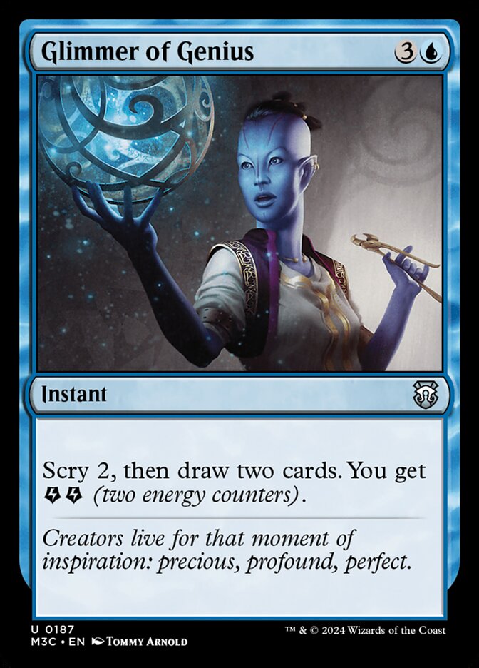 Glimmer of Genius - carta Magic The Gathering