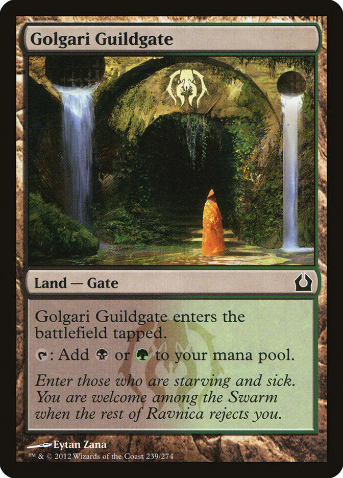Golgari Guildgate - carta Magic The Gathering