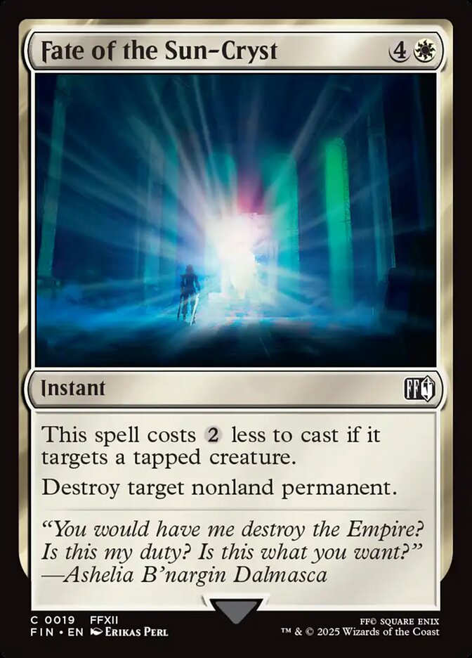 Fate of the Sun-Cryst - carta Magic The Gathering