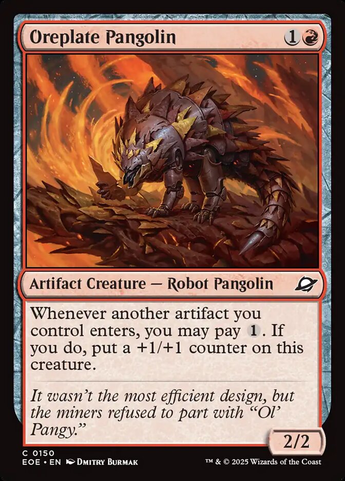 Oreplate Pangolin - carta Magic The Gathering