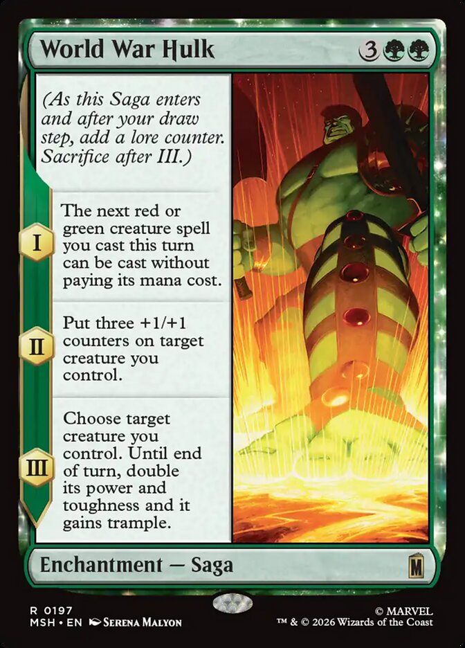 World War Hulk - carta Magic The Gathering