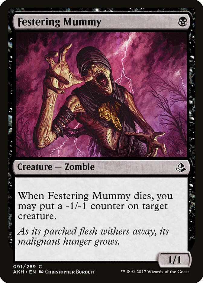Festering Mummy - carta Magic The Gathering