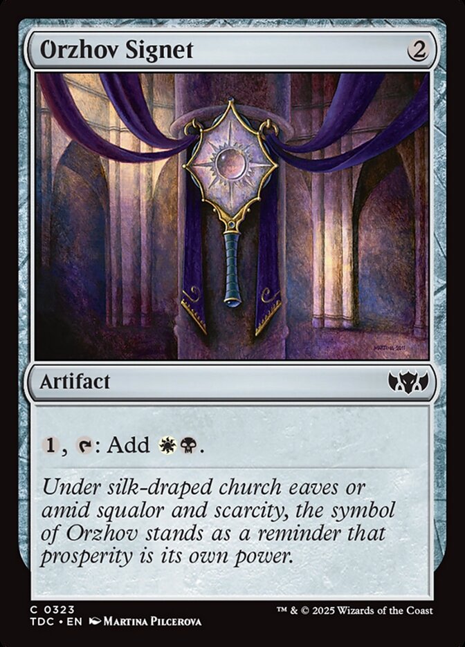 Orzhov Signet - carta Magic The Gathering