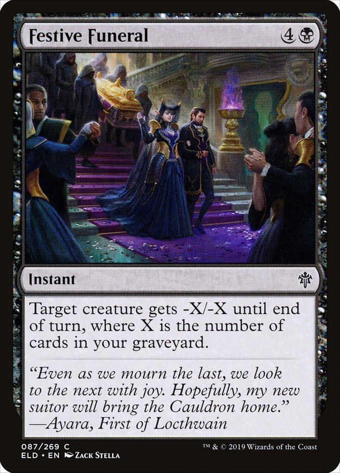 Festive Funeral - carta Magic The Gathering