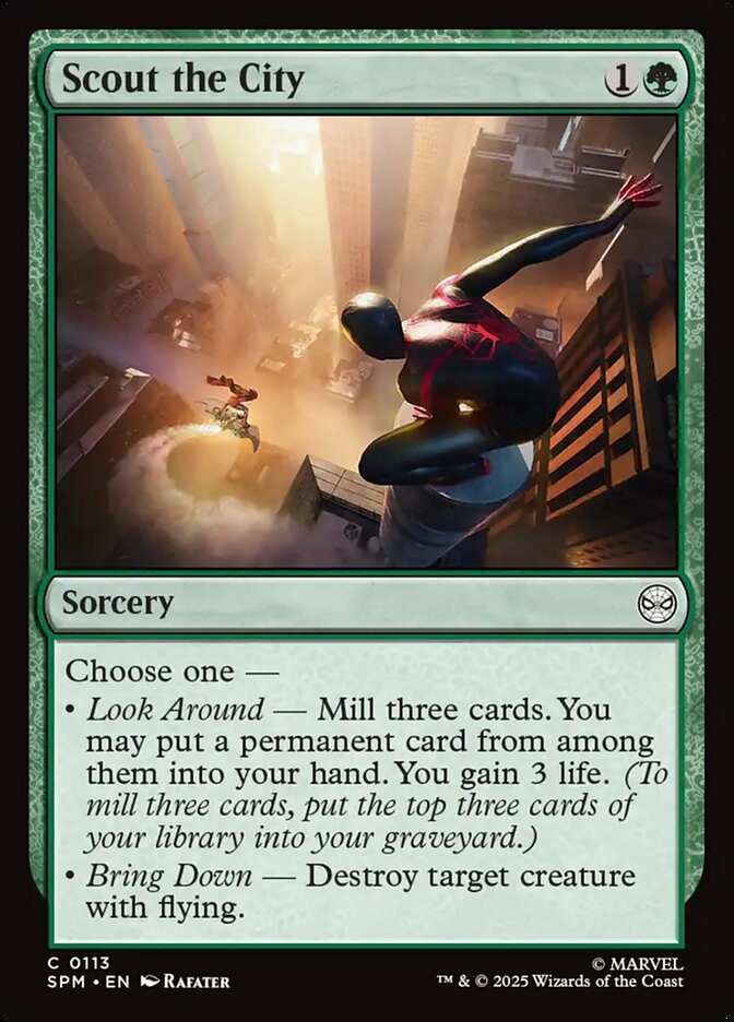 Scout the City - carta Magic The Gathering