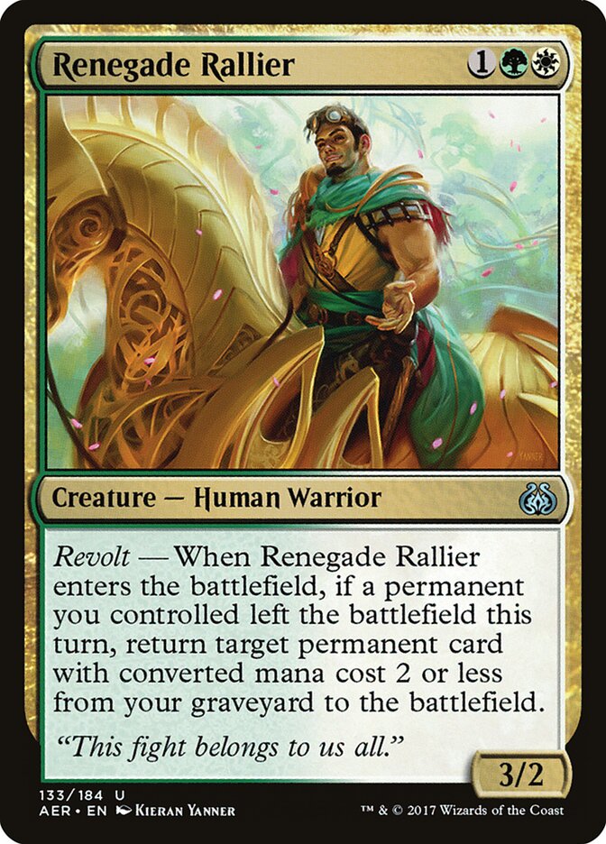 Renegade Rallier - carta Magic The Gathering
