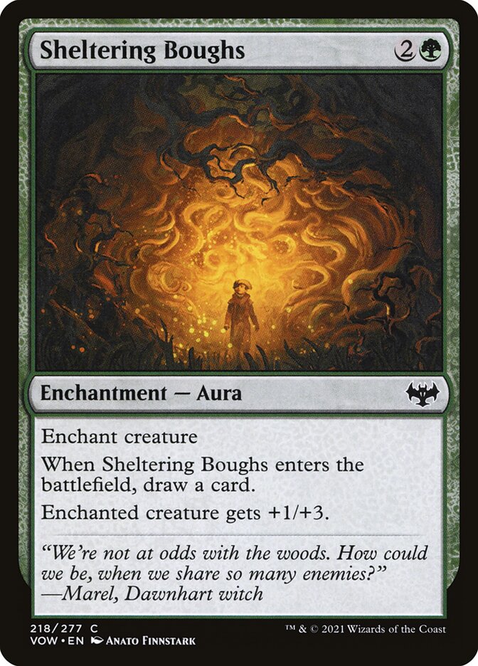 Sheltering Boughs - carta Magic The Gathering