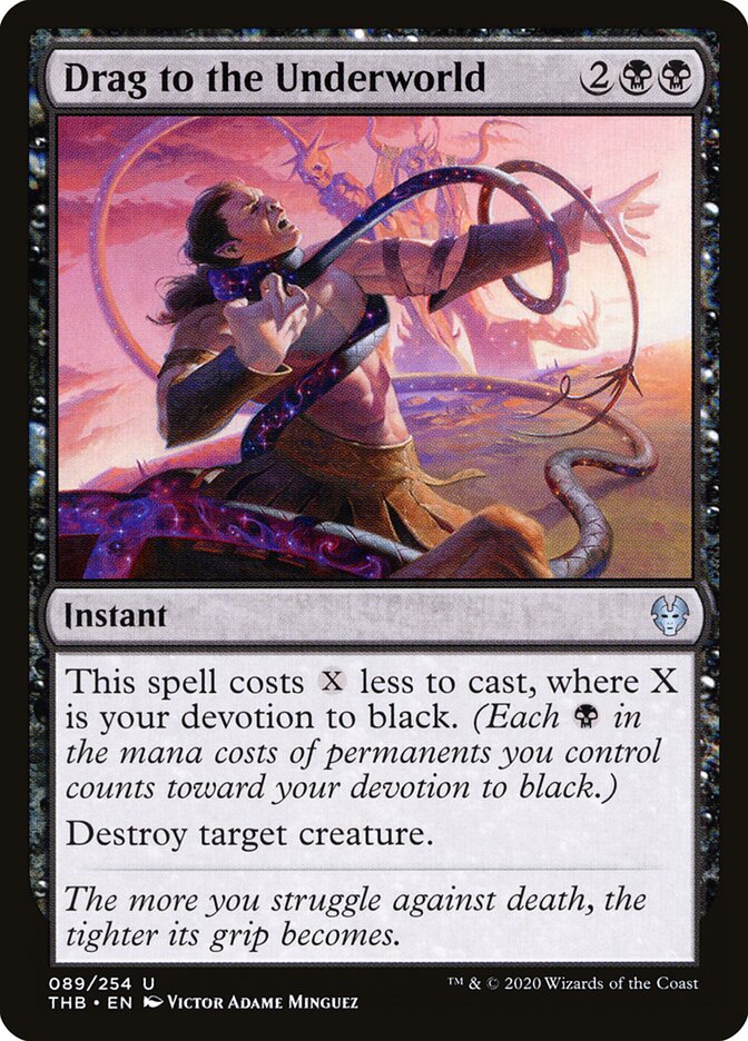 Drag to the Underworld - carta Magic The Gathering