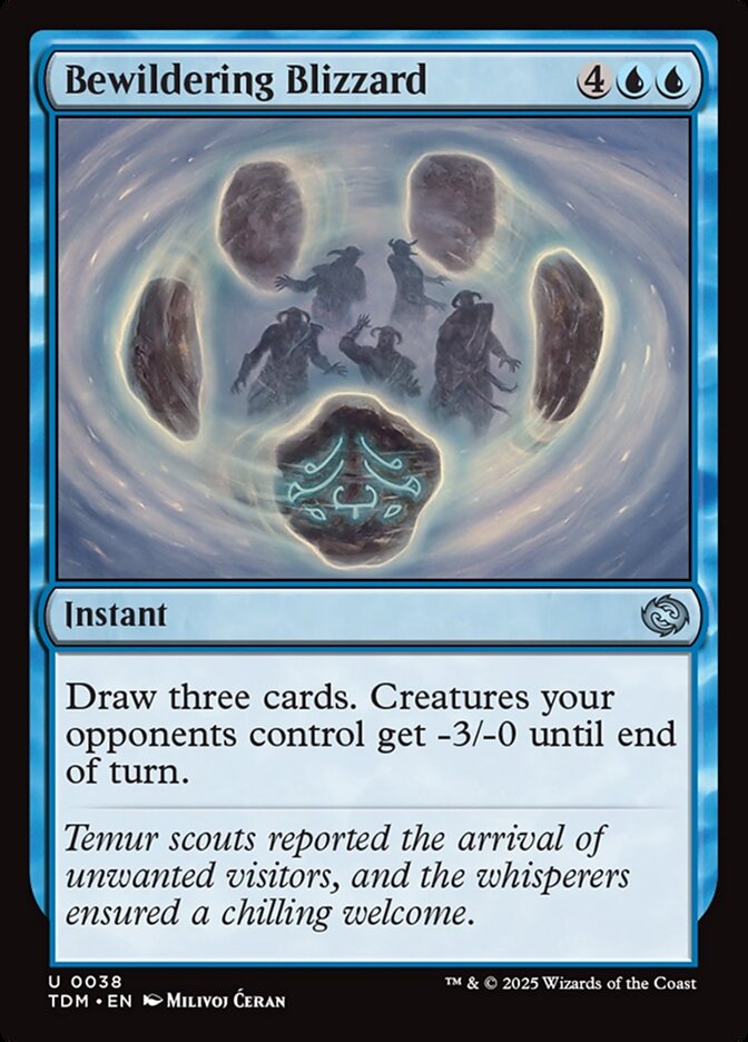 Bewildering Blizzard - carta Magic The Gathering