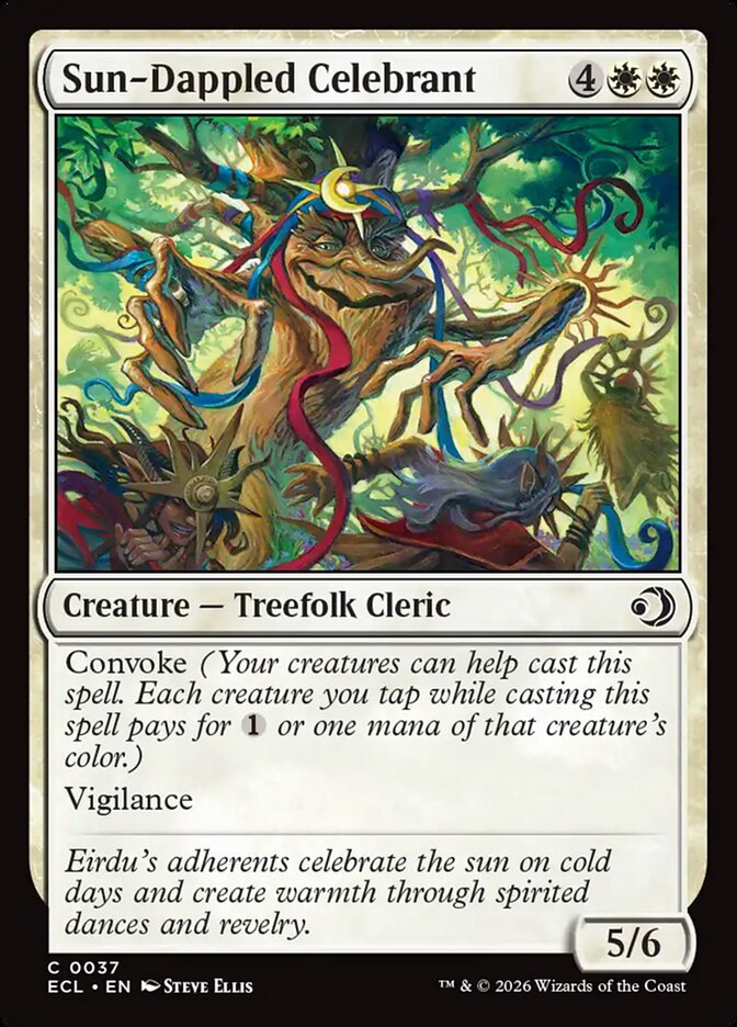Sun-Dappled Celebrant - carta Magic The Gathering