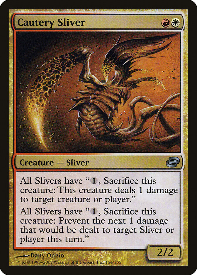 Cautery Sliver - carta Magic The Gathering