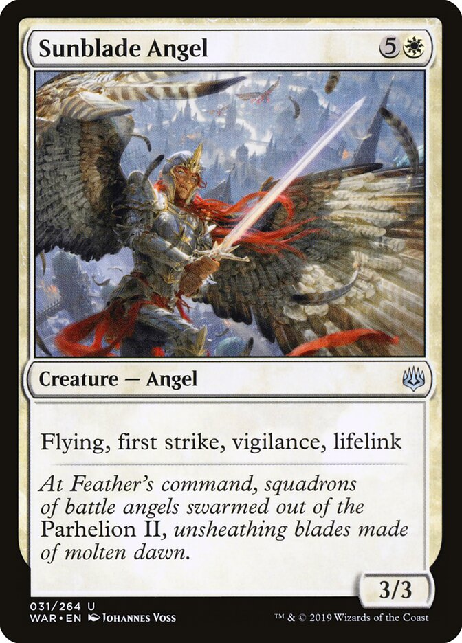 Sunblade Angel - carta Magic The Gathering