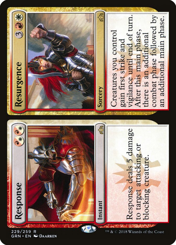 Response // Resurgence - carta Magic The Gathering
