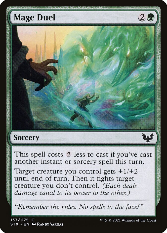 Mage Duel - carta Magic The Gathering
