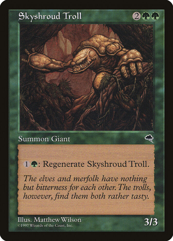 Skyshroud Troll - carta Magic The Gathering