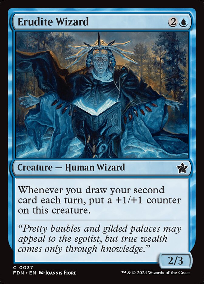 Erudite Wizard - carta Magic The Gathering