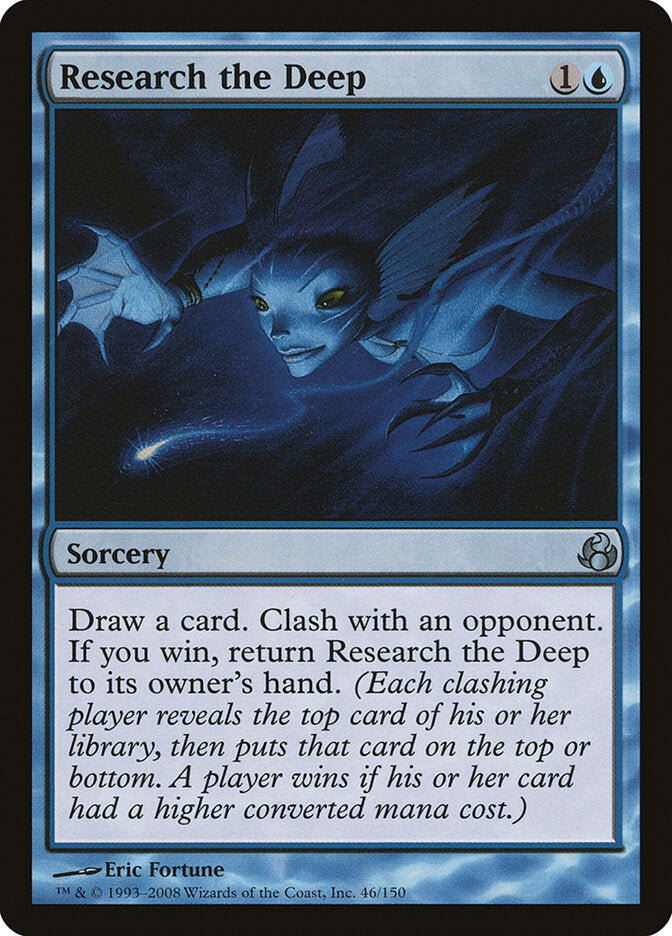 Research the Deep - carta Magic The Gathering