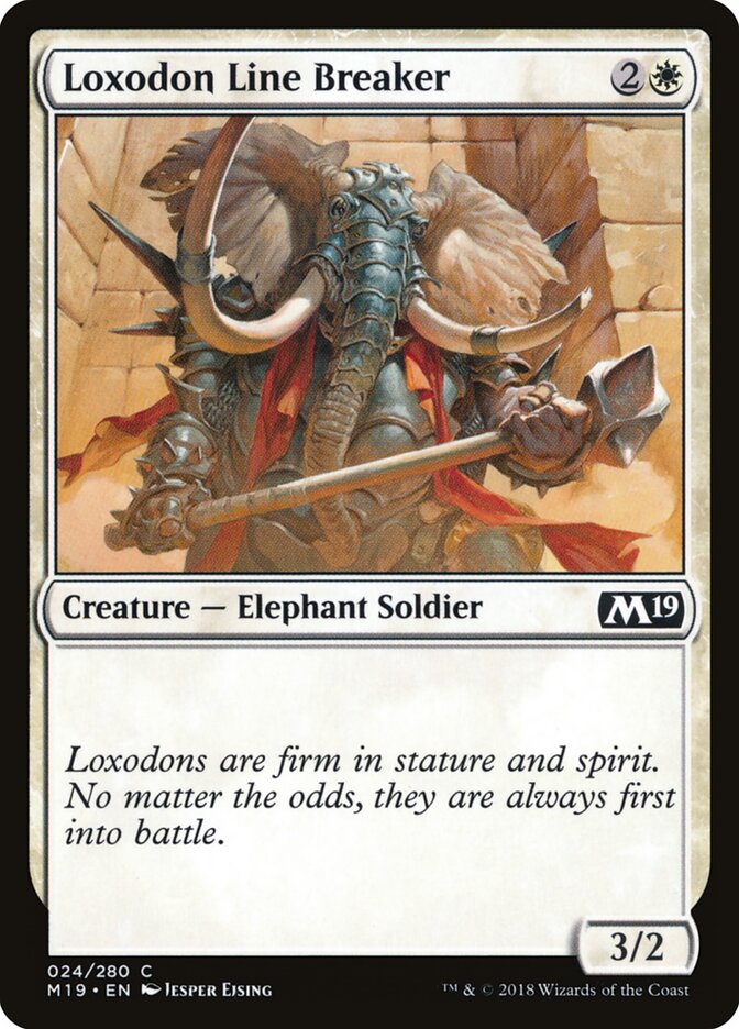 Loxodon Line Breaker - carta Magic The Gathering