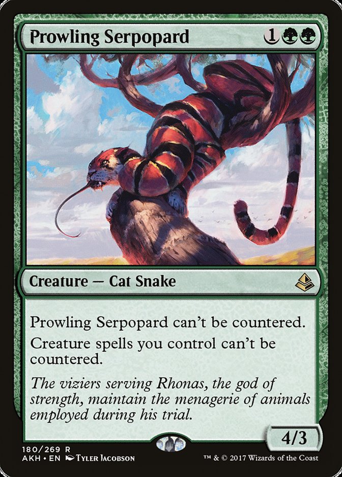Prowling Serpopard - carta Magic The Gathering