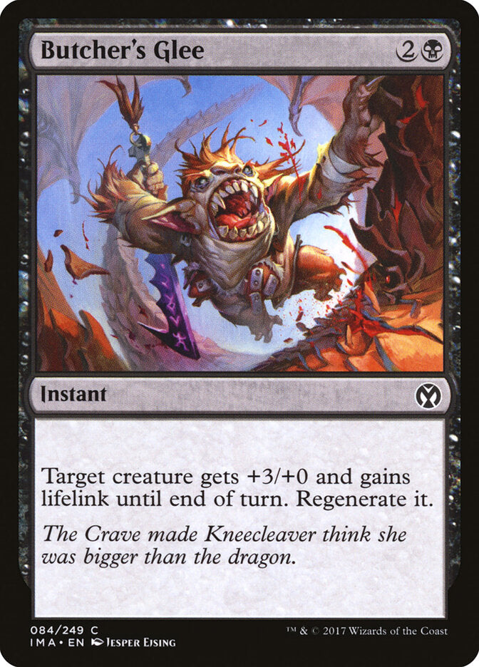 Butcher's Glee - carta Magic The Gathering