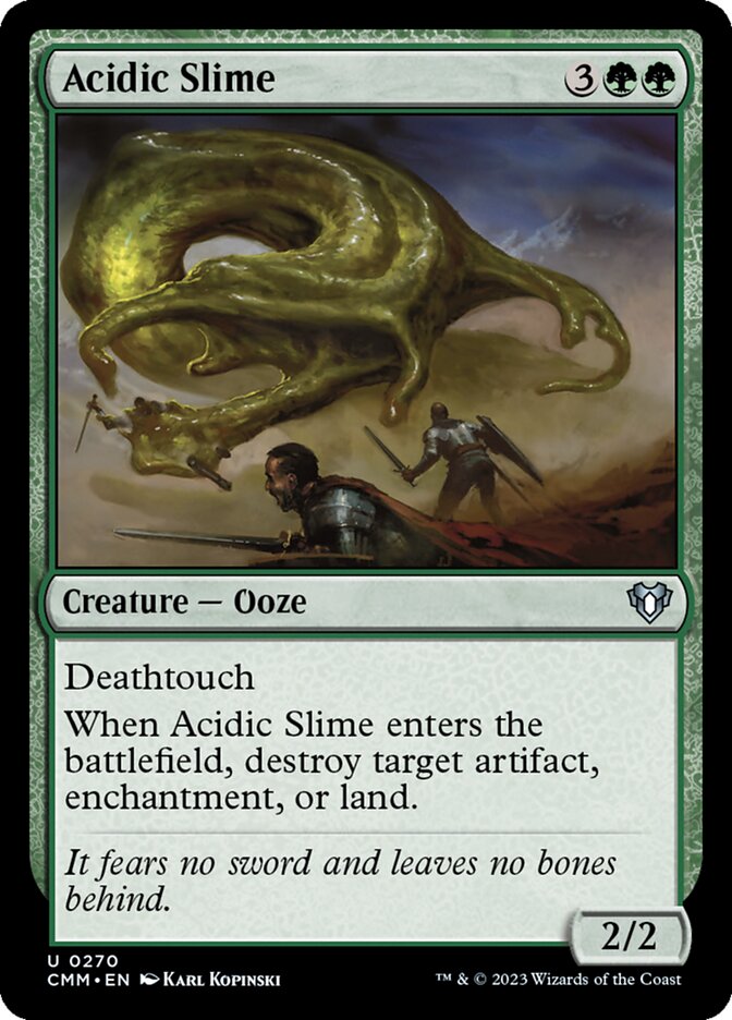 Acidic Slime - carta Magic The Gathering