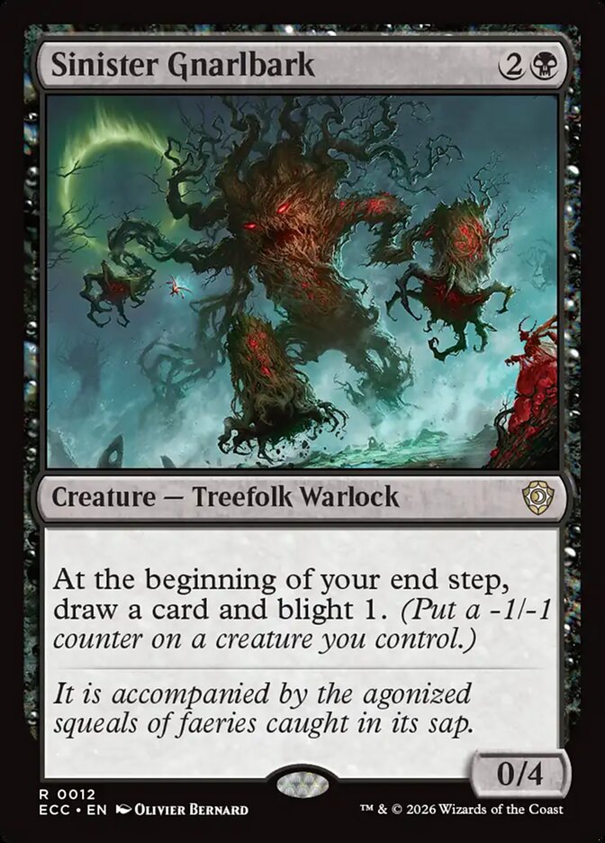 Sinister Gnarlbark - carta Magic The Gathering