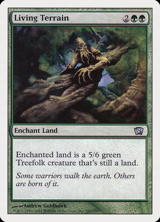 Living Terrain - carta Magic The Gathering
