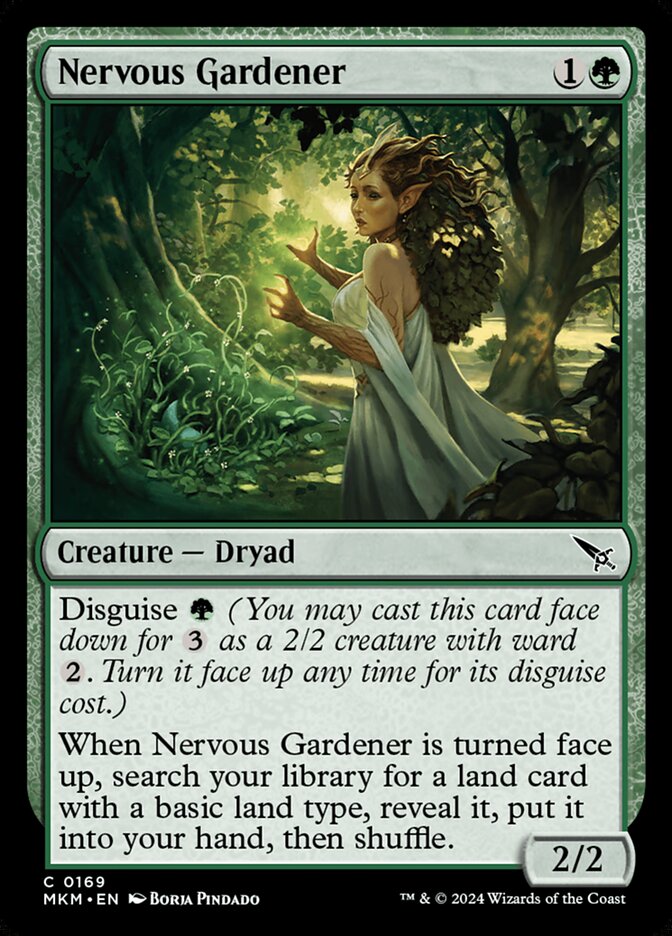 Nervous Gardener - carta Magic The Gathering