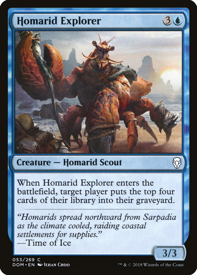 Homarid Explorer - carta Magic The Gathering