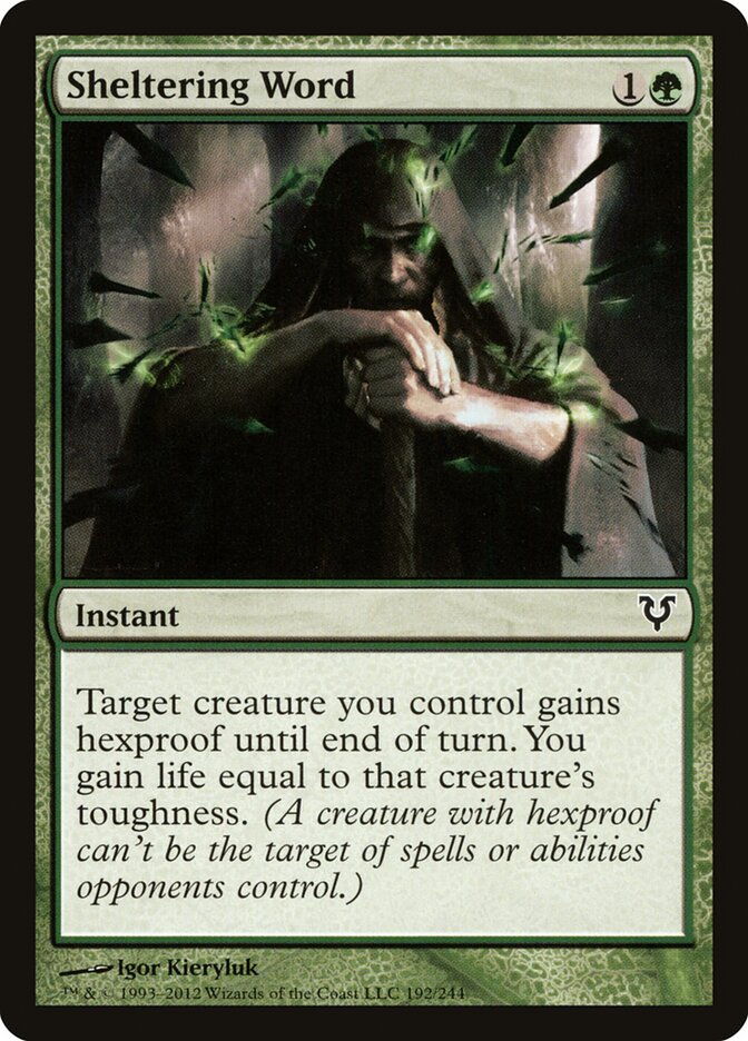 Sheltering Word - carta Magic The Gathering