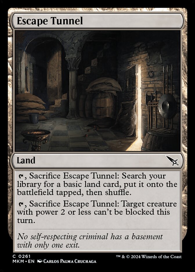 Escape Tunnel - carta Magic The Gathering