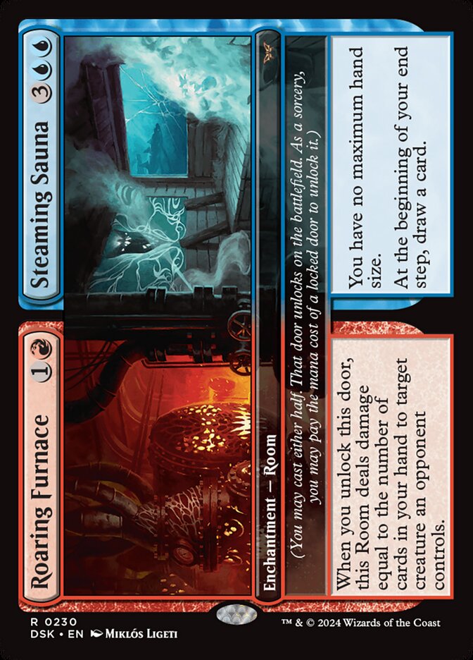 Roaring Furnace // Steaming Sauna - carta Magic The Gathering