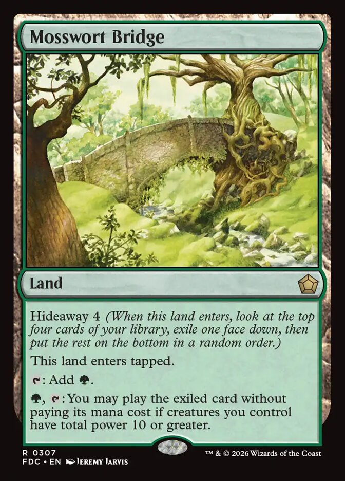 Mosswort Bridge - carta Magic The Gathering