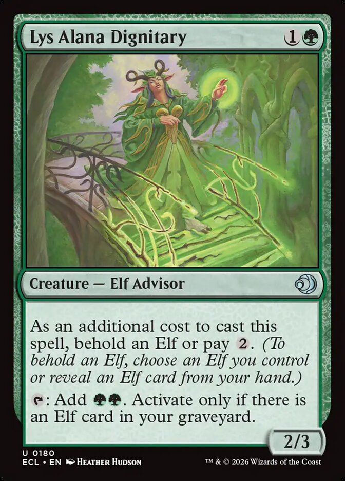 Lys Alana Dignitary - carta Magic The Gathering