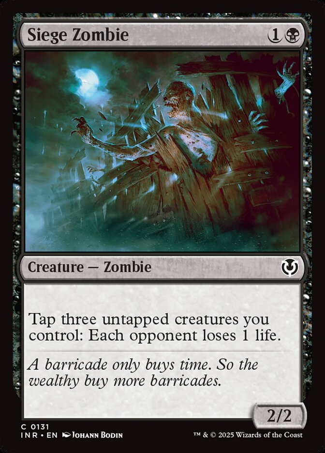 Siege Zombie - INR-131-NF-STD