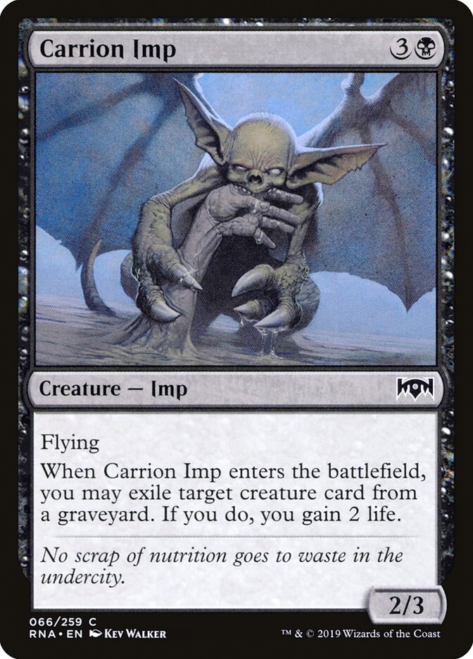 Carrion Imp - carta Magic The Gathering