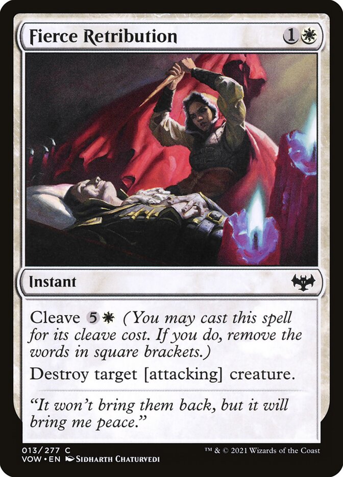 Fierce Retribution - carta Magic The Gathering
