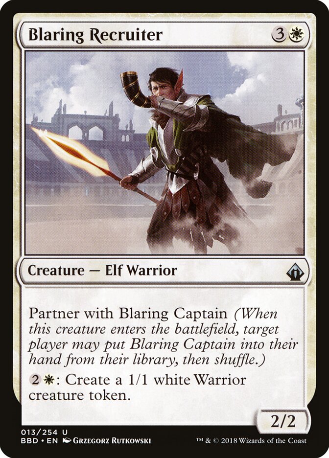 Blaring Recruiter - carta Magic The Gathering