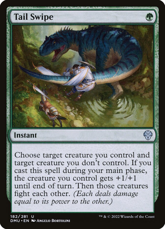 Tail Swipe - carta Magic The Gathering