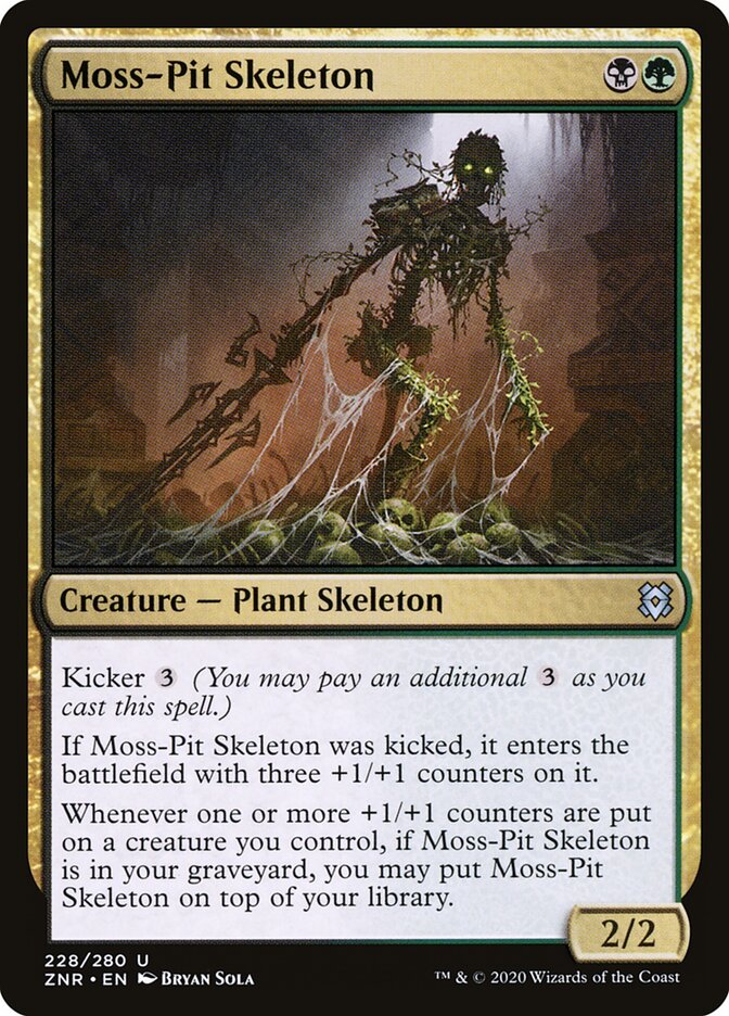 Moss-Pit Skeleton - carta Magic The Gathering