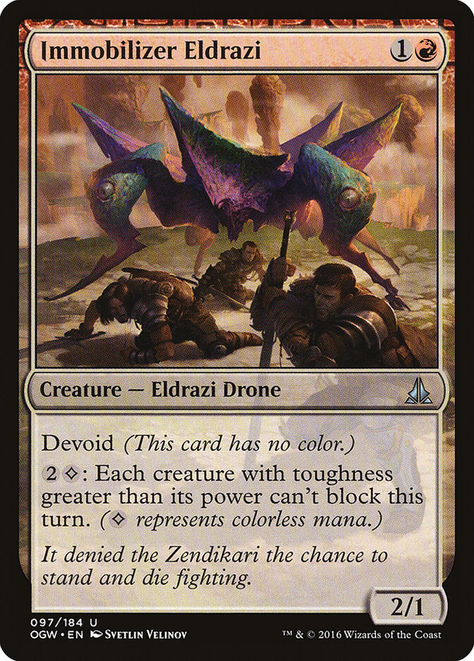 Immobilizer Eldrazi - carta Magic The Gathering