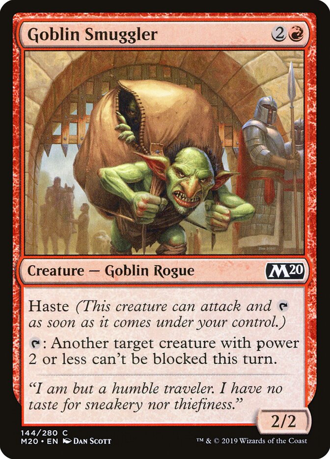 Goblin Smuggler - carta Magic The Gathering
