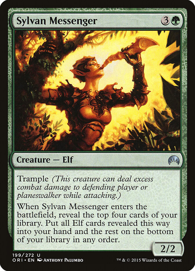 Sylvan Messenger - carta Magic The Gathering