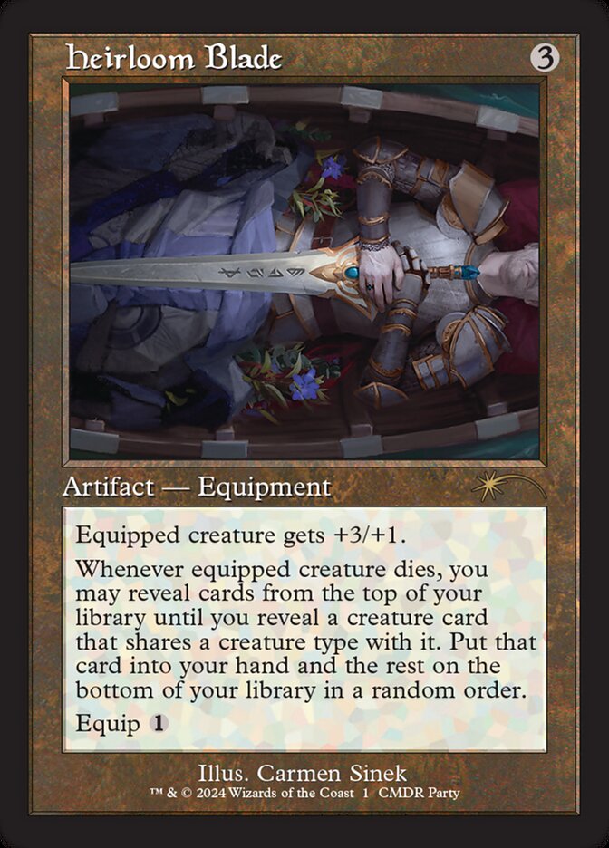 Heirloom Blade - carta Magic The Gathering
