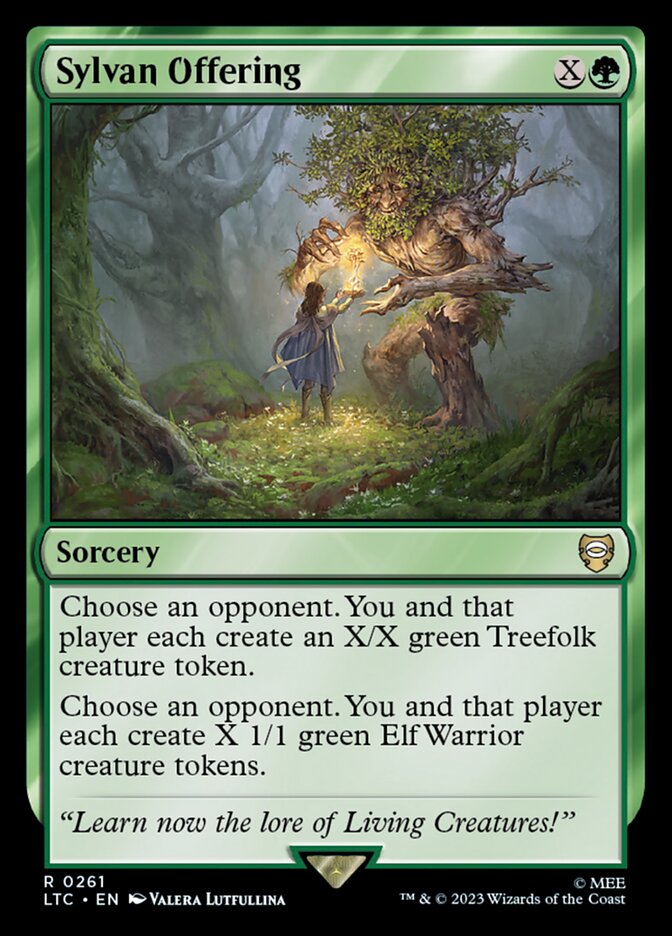 Sylvan Offering - carta Magic The Gathering