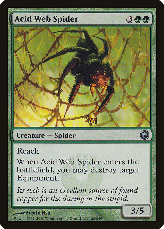 Acid Web Spider - carta Magic The Gathering